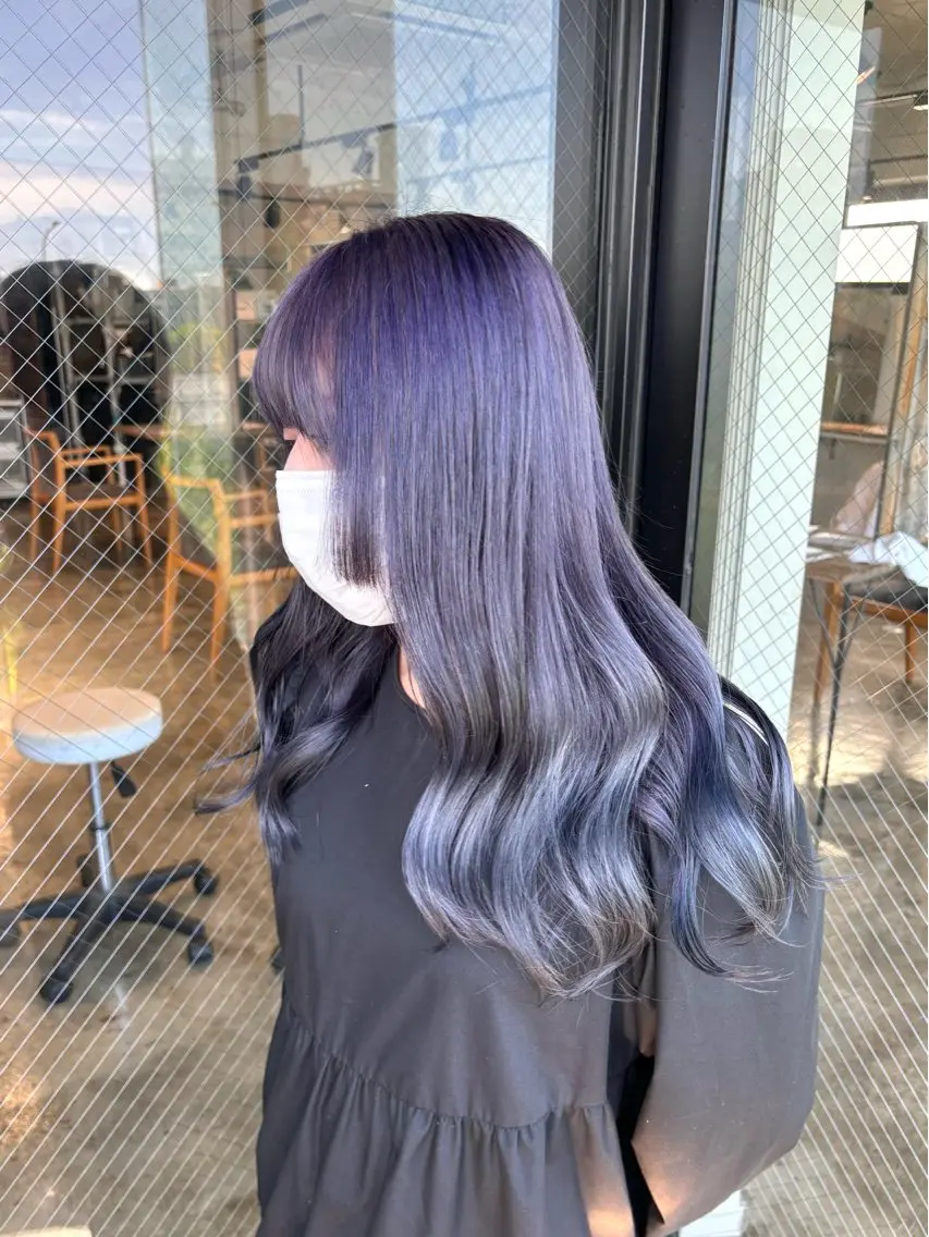 カラー 💫miyu💫デザ インカラー/アレンジのヘアスタイル