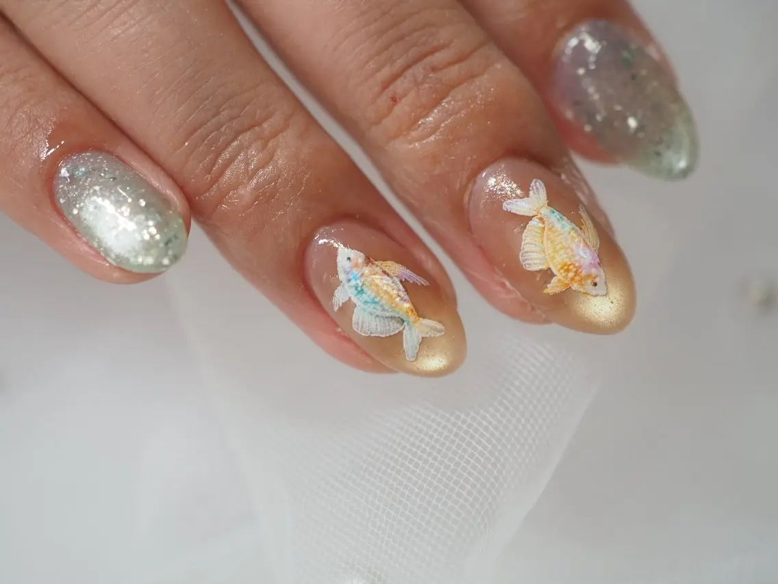 ネイル ハンドネイル glaNje aoiのネイルデザイン