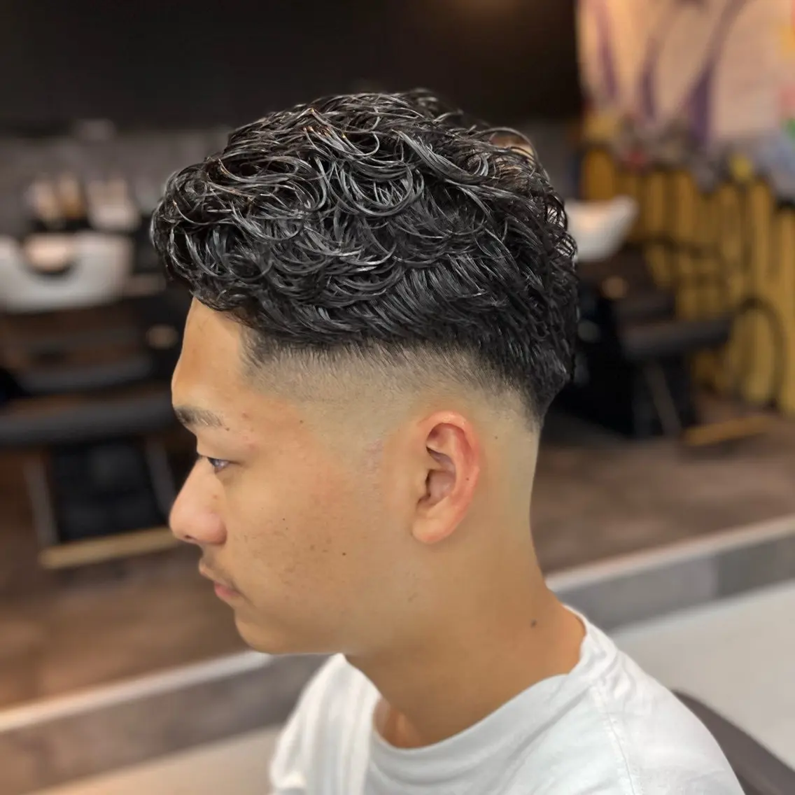 ショート パーマ メンズ 錦糸町/Men's cutパーマ石川史弥のヘアスタイル