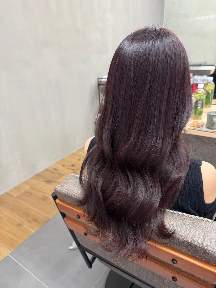 カラー ボルドーカラー カット ヘアカラー トリートメント ROSSO 大橋店 /大野 凜のヘアスタイル