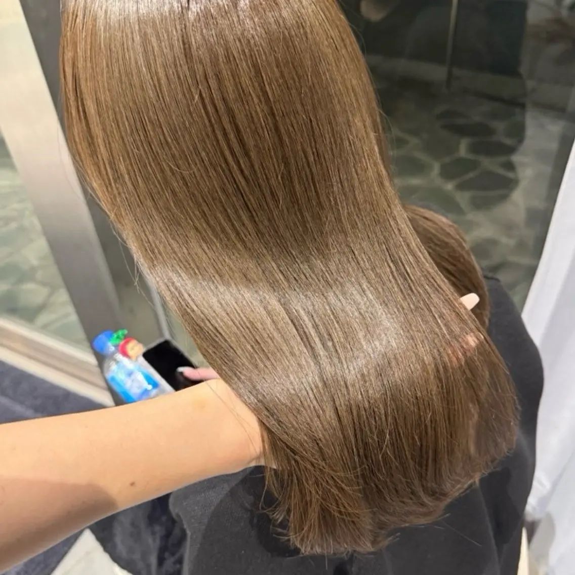 ロング ヘアカラー トリートメント 韓国レイヤー/透明感 カラー🦋mioのヘアスタイル