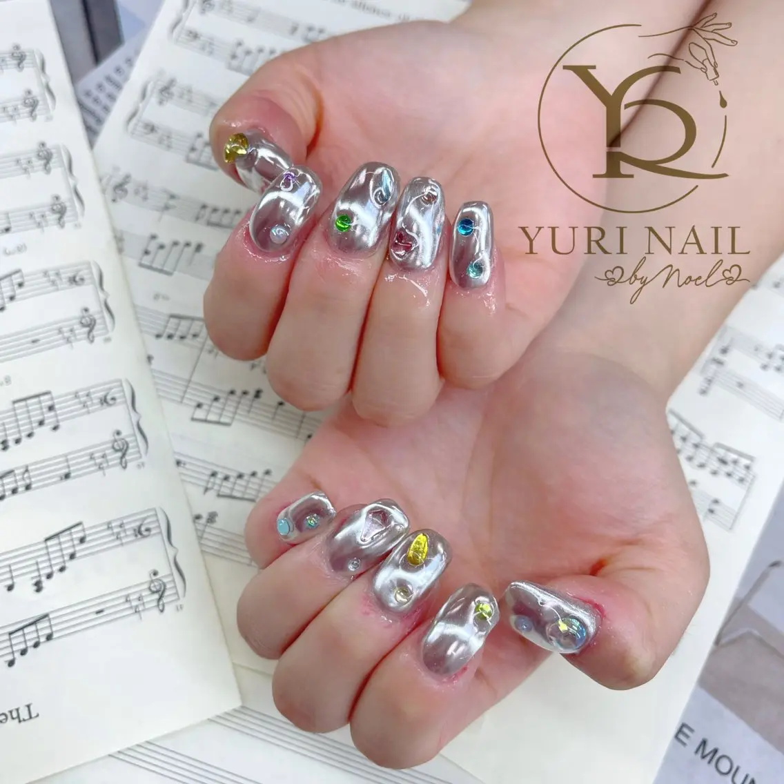ネイル チークネイル フットネイル フレンチネイル グラデーション キラキラネイル ハンドネイル フットネイル ハンドケア YURI Nail Funabashiのネイルデザイン