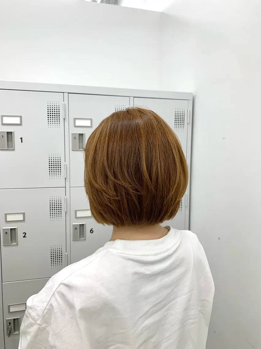 ショート カット ヘアカラー トリートメント 本格ヘッドスパ🌿 ×ヘア 佐藤のヘアスタイル