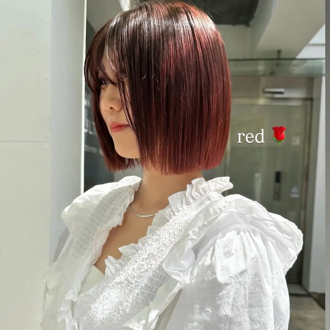 ショート カラー ヘアカラー 縮毛矯正 縮毛/透明感カラー Mariamu🫧のヘアスタイル