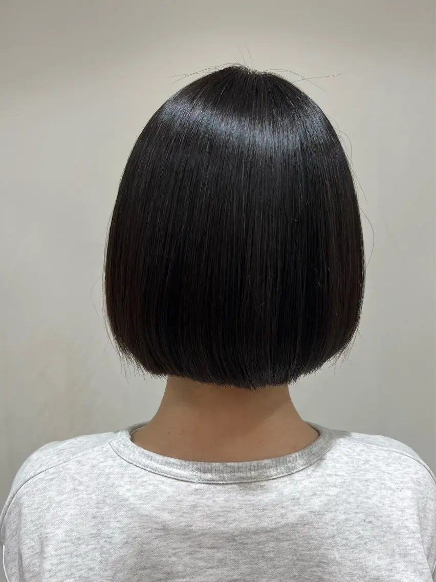 ショート 縮毛矯正 こちんだ ともかのヘアスタイル
