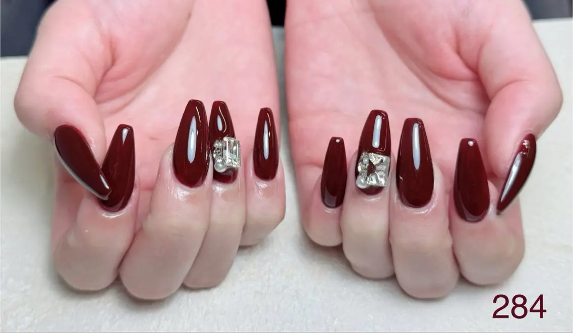 ネイル 長さ出し フットネイル フレンチネイル ジェルネイル ガラスフレンチ ハンドネイル 中野駅から2分 MEO NAILのネイルデザイン