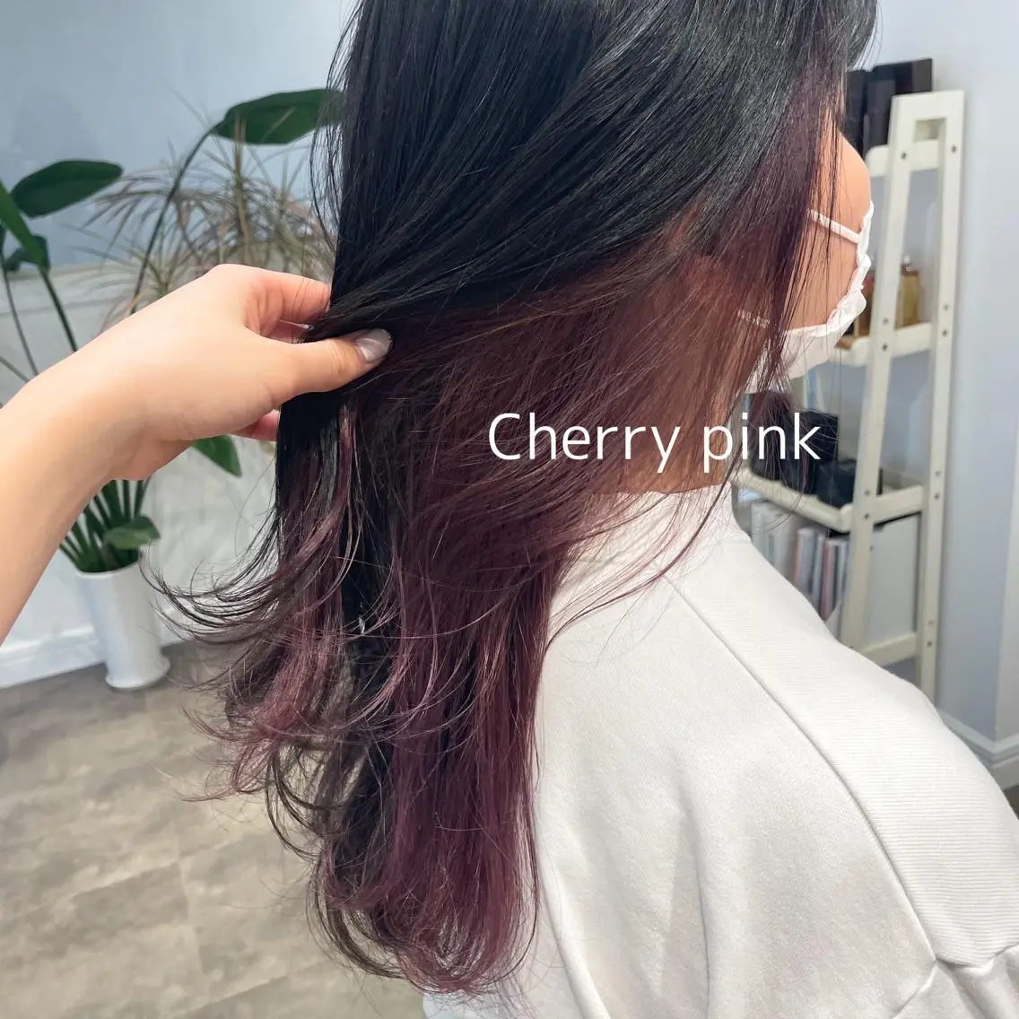 セミロング カラー . AYUKAのヘアスタイル