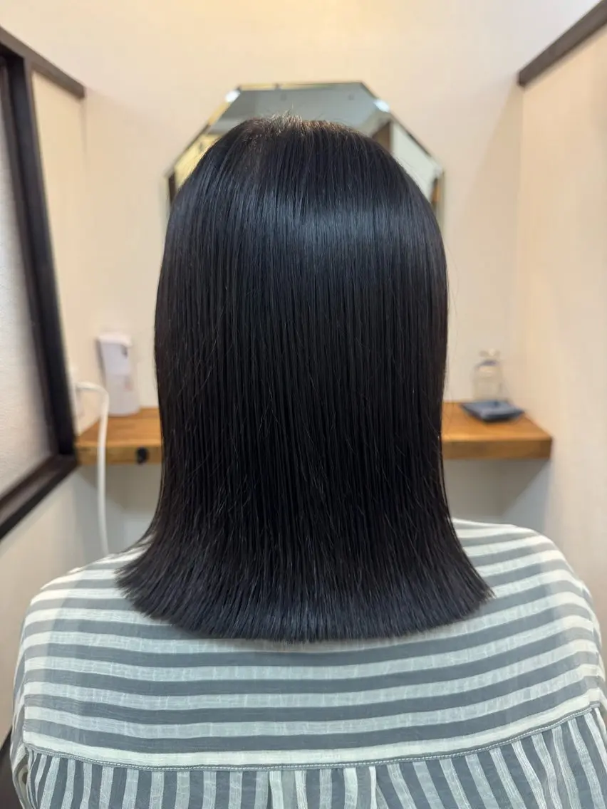 ミディアム 🧤ル ウ🧤のヘアスタイル