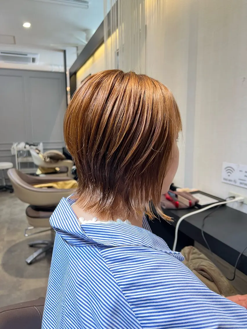 ショート カット ヘアカラー トリートメント ヘッドスパ 川村 綾のヘアスタイル