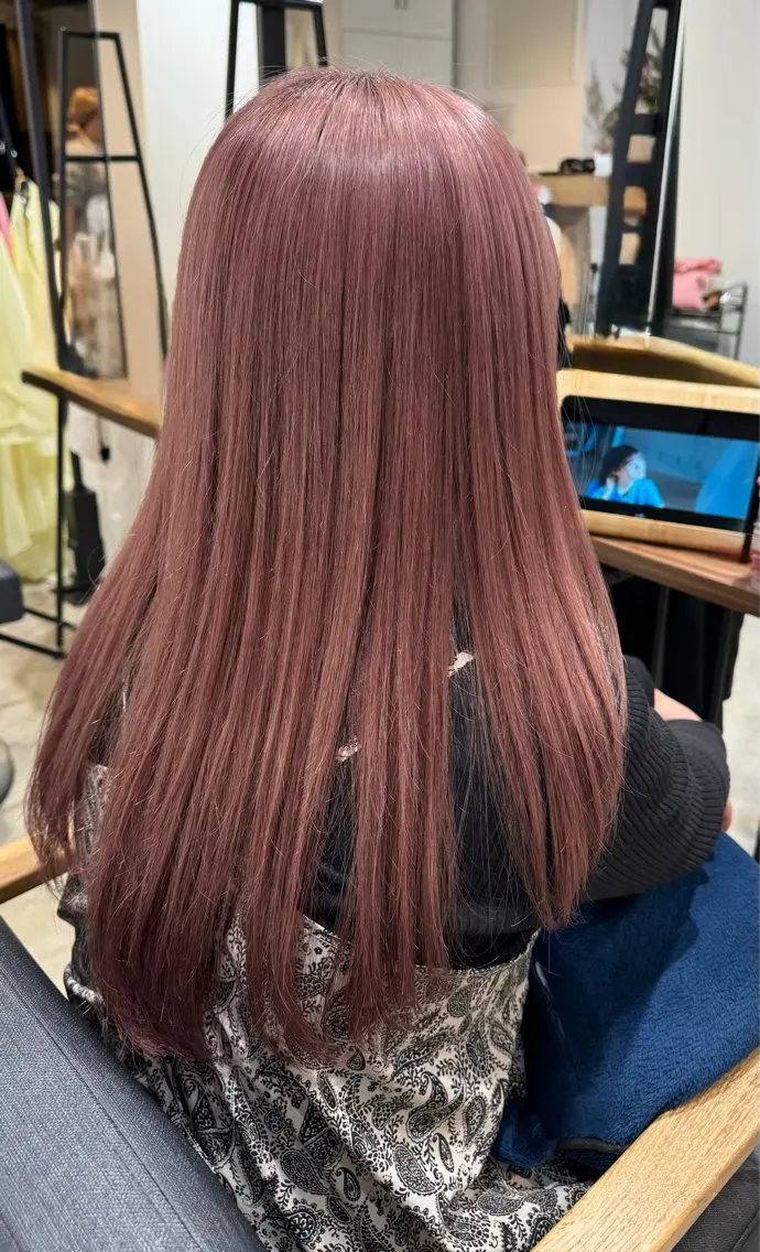 ロング カラー 無料モデル急募/韓国 ヘア/ボブ/Rinのヘアスタイル
