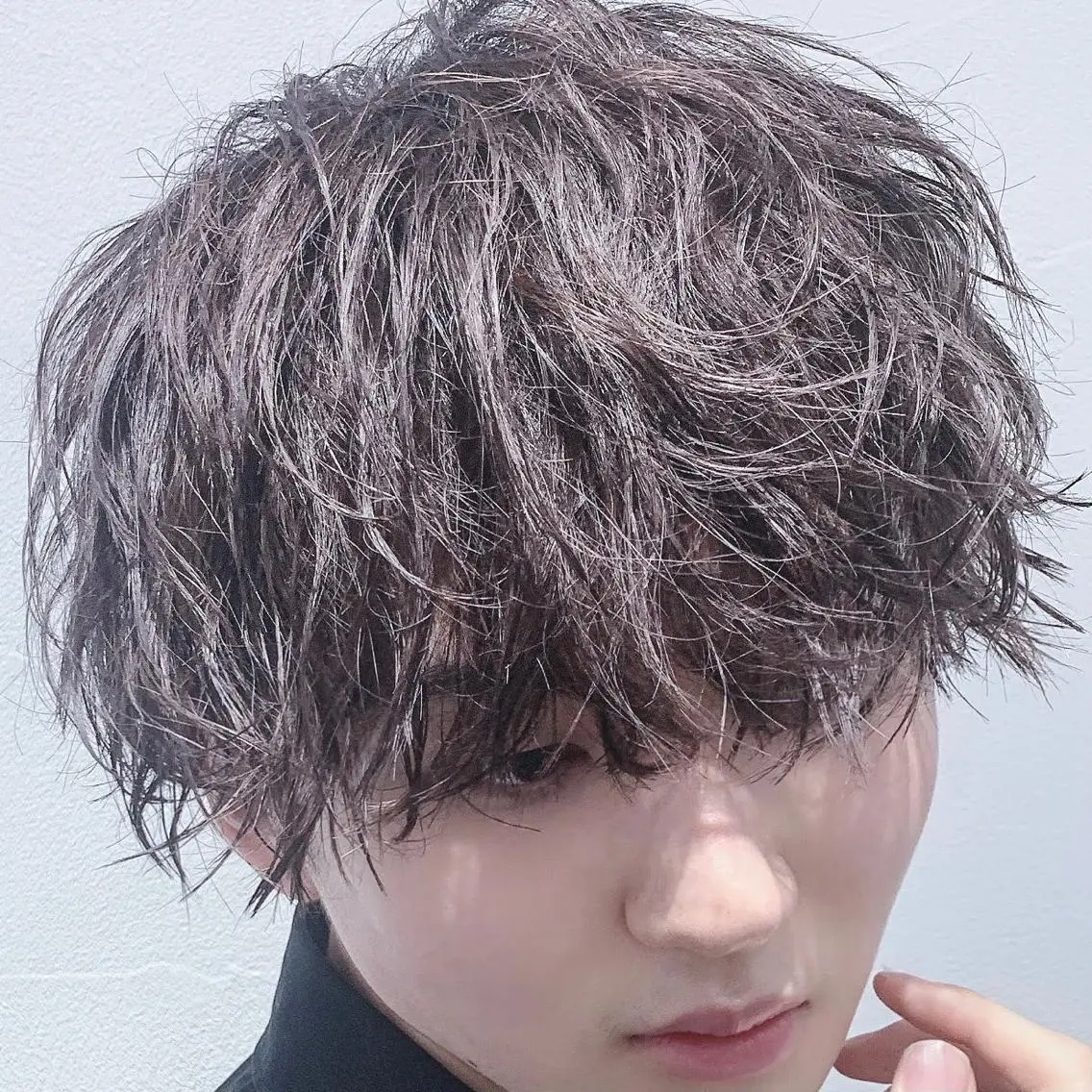 ショート カラー パーマ ヘアアレンジ メンズ ヘアカラー トリートメント メンズスタイル ly本厚木のヘアスタイル