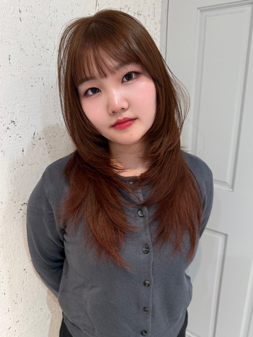 ロング カラー カット ヘアカラー トリートメント mai / linoah˚✧のヘアスタイル
