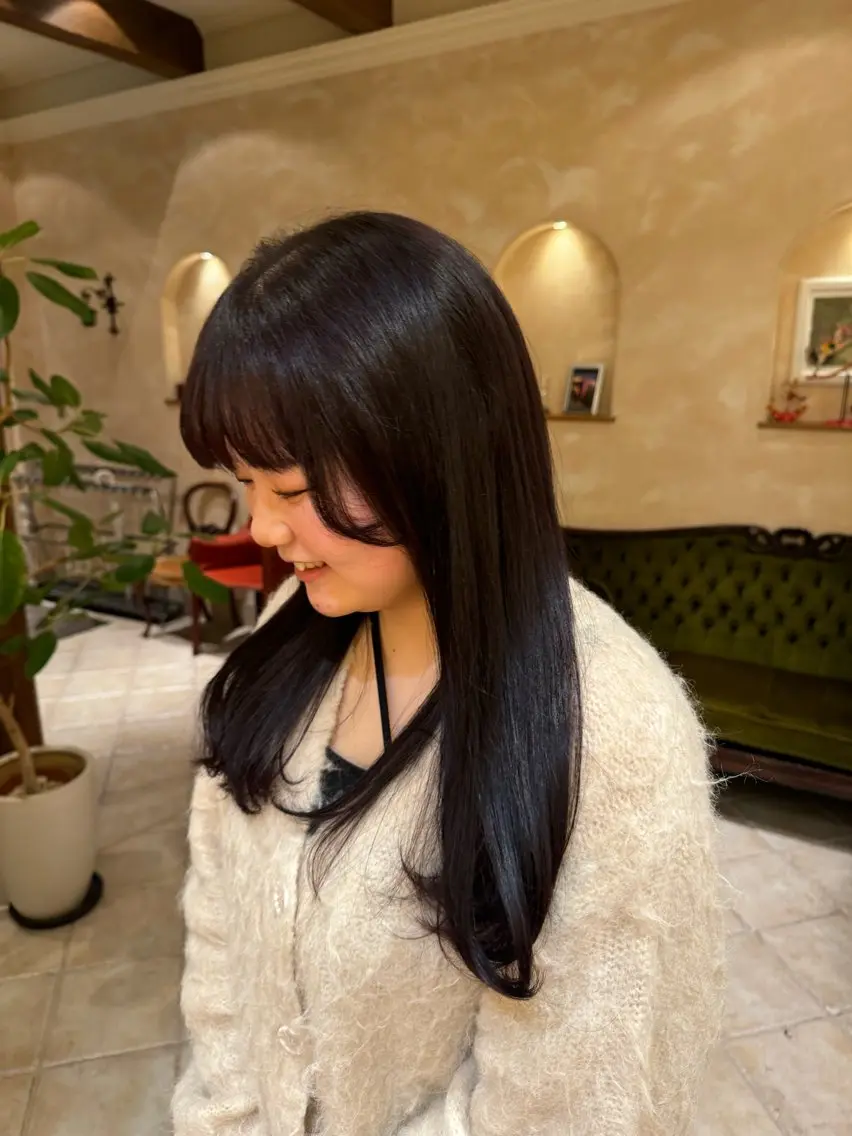 カラー ブラウンカラー 北島 菜々美のヘアスタイル