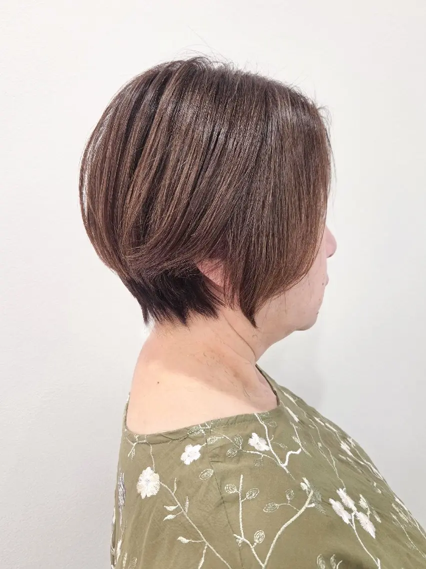 ショート カラー カット ヘアカラー トリートメント ヘッドスパ 齋藤 愛美のヘアスタイル