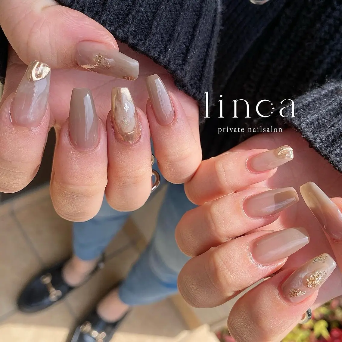 ネイル シンプルネイル ハンドネイル ハンドケア linoa nailのネイルデザイン