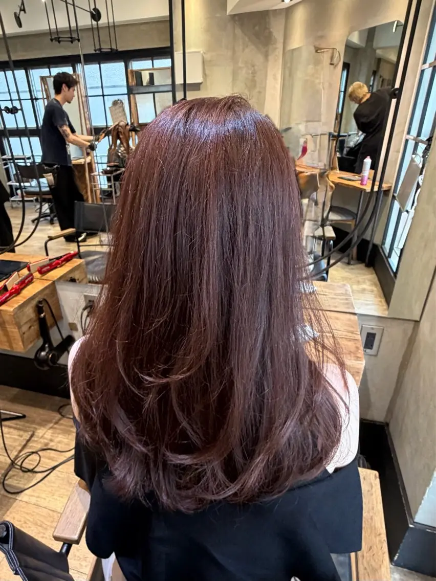 セミロング カラー カット ヘアカラー トリートメント 新宿 /透明感カラー レイヤー/NANAのヘアスタイル