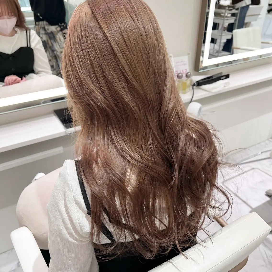 ロング カラー カット ヘアカラー ParveMix 🪽鳥取彩花のヘアスタイル