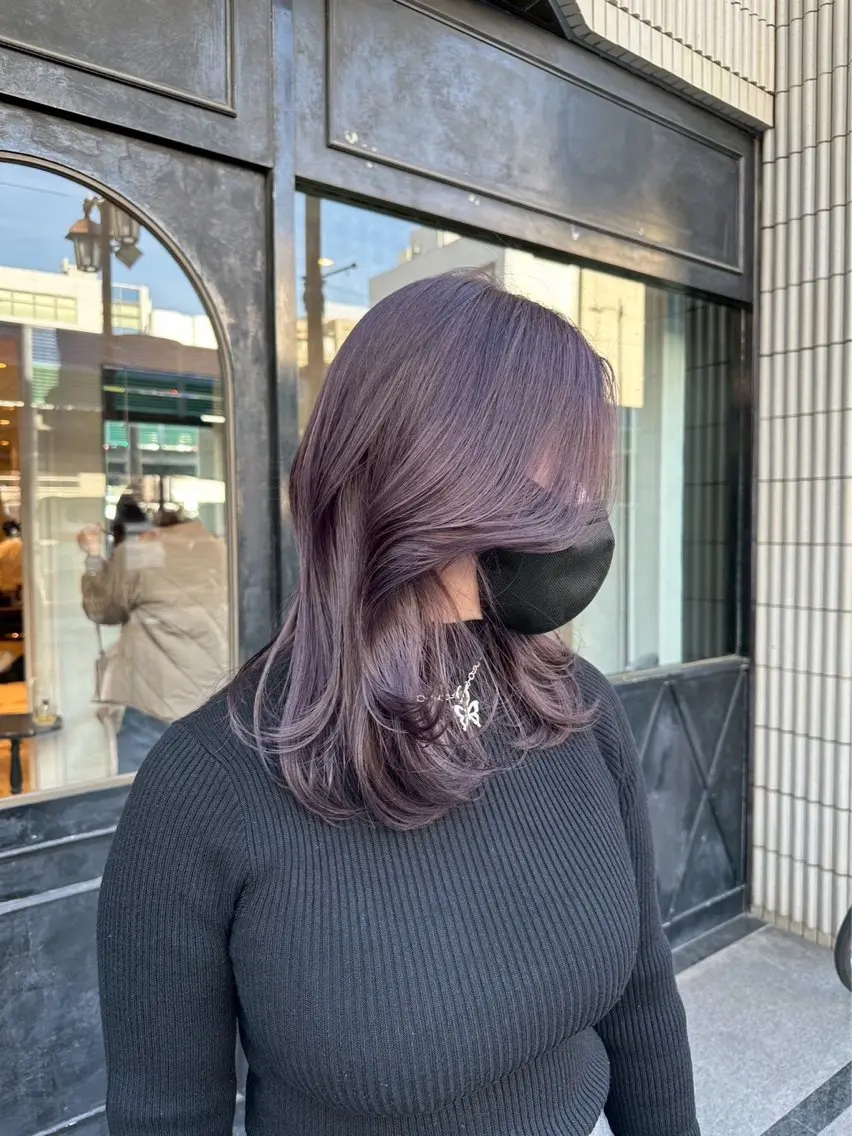 セミロング カラー 無料ショートカット 募集中📛杏のヘアスタイル