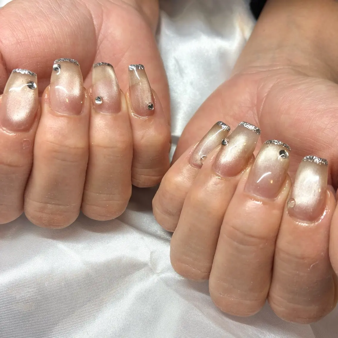 ネイル ジェルネイル マグネットネイル ハンドネイル Nail ヌシん家 AKANEのネイルデザイン