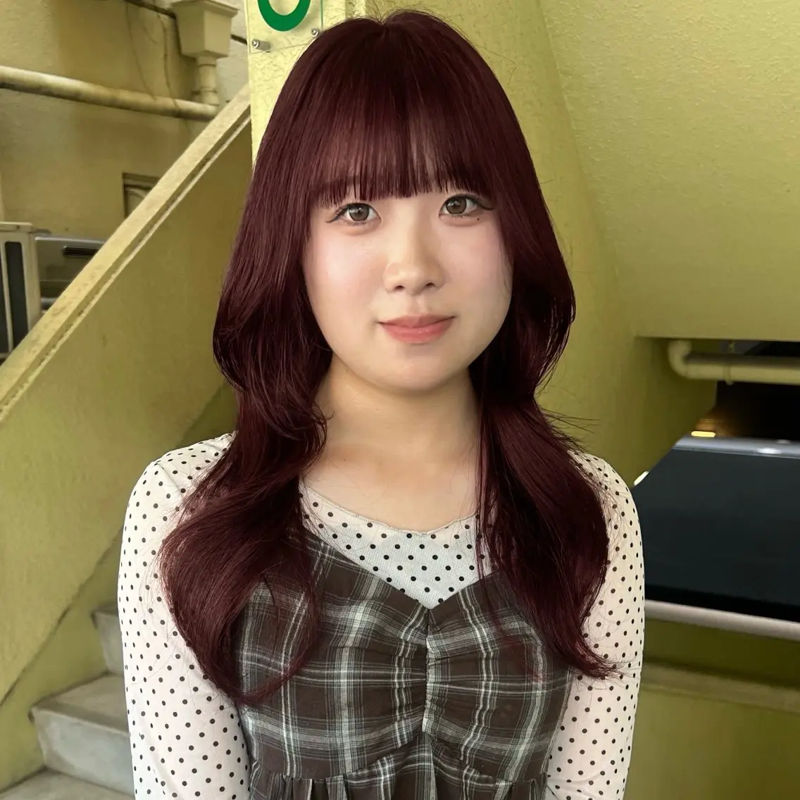 ロング カラー 透明感カラー ピンクカラー カット ヘアカラー トリートメント レイヤー/縮毛矯正/ 暖色/mao🎀のヘアスタイル