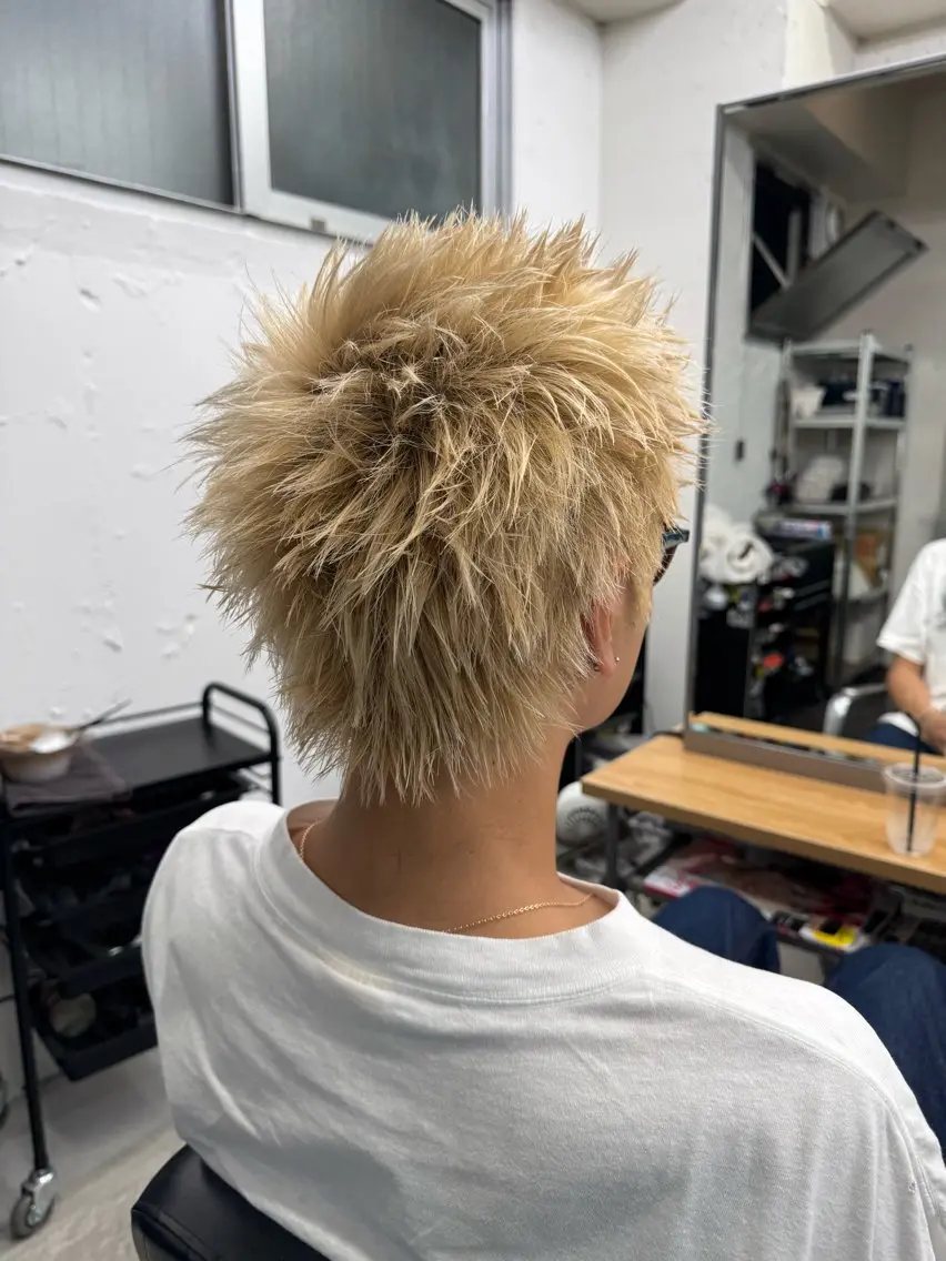 ショート メンズ スパイキーショート ショートヘア カット パーマ トリートメント 💈メンズ特化💈 TASUKUのヘアスタイル