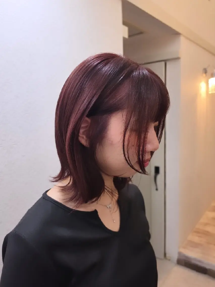 ブリーチなしダブルカラーの写真