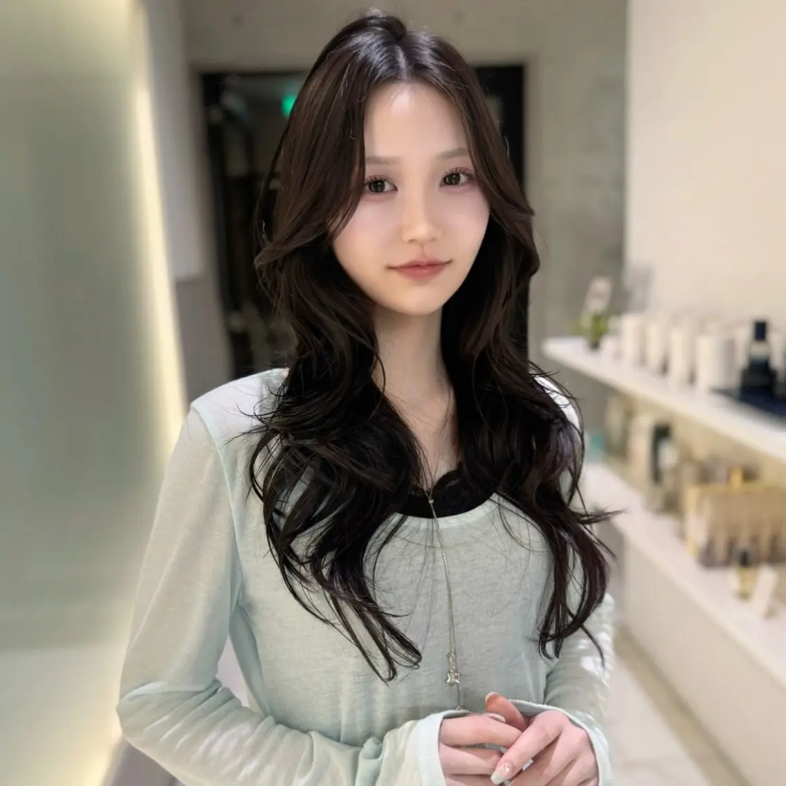 ロング カット トリートメント karina🌿レイ ヤーカット/髪質改善のヘアスタイル