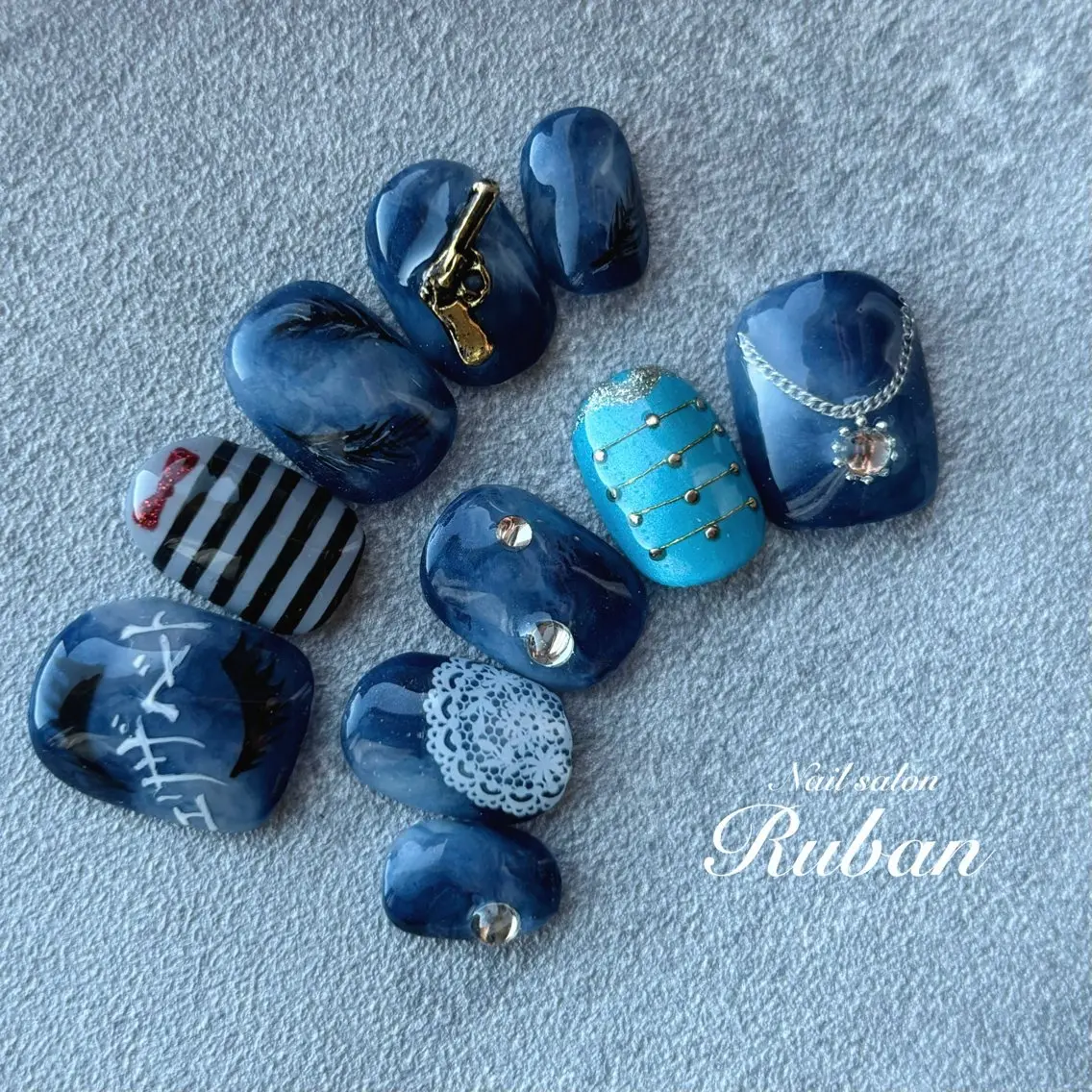 ネイル ネイルチップ Nail salon Rubanのネイルデザイン