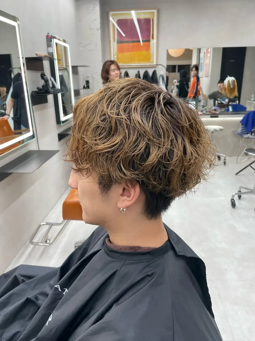 メンズ限定🔥シャドウパーマモデル￥3,000の写真