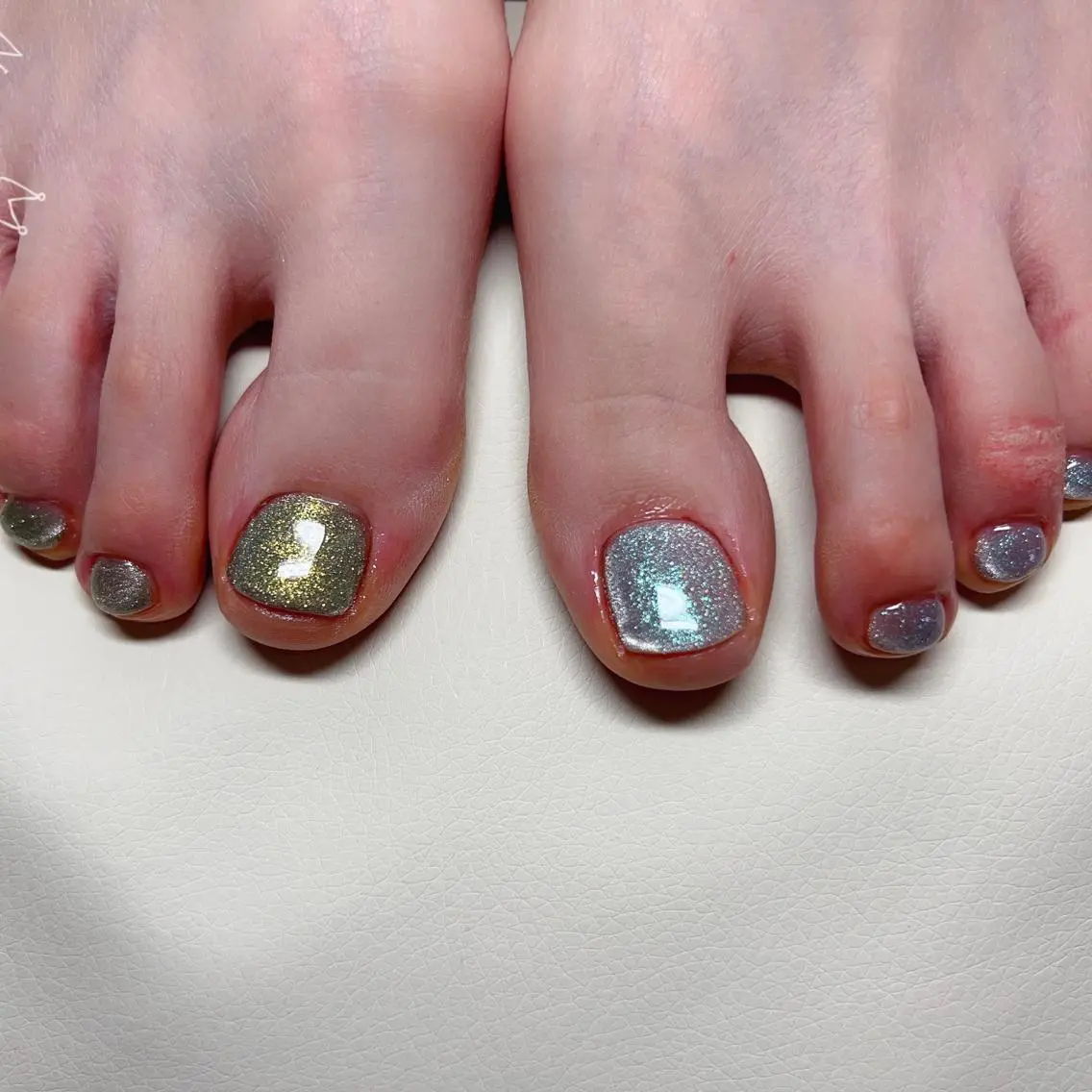 ショート カラー ネイル フットネイル Nail NaNaのネイルデザイン