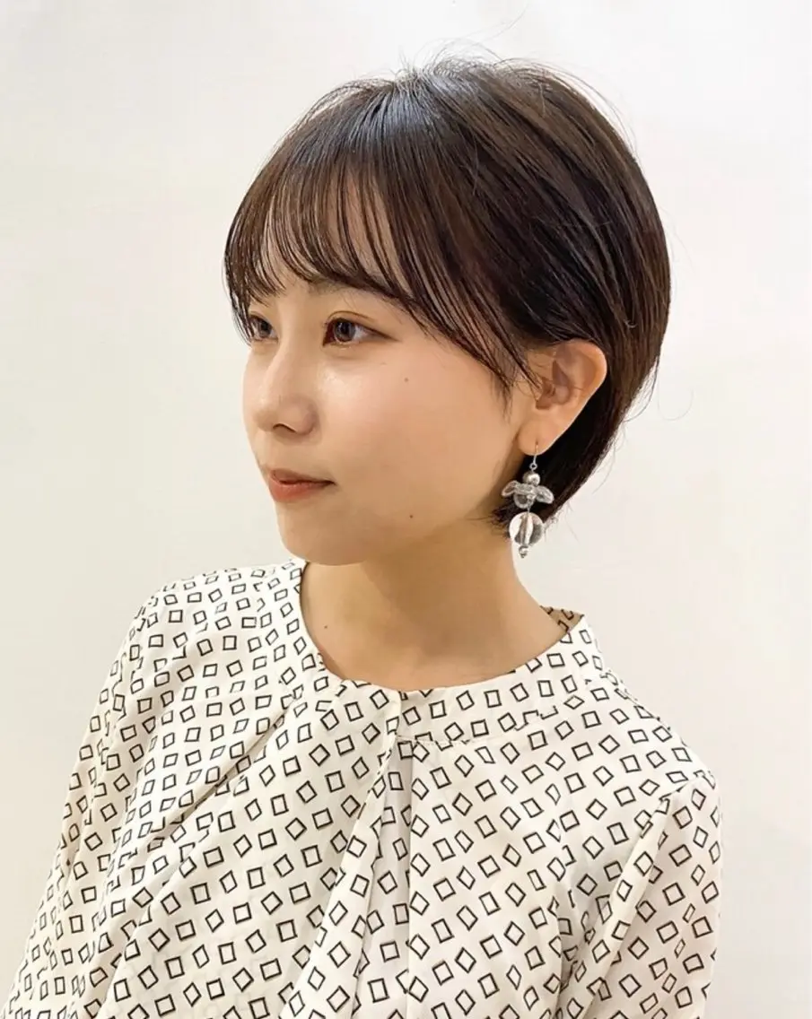 ショート 丸みショート ショートヘア ウラノ ソウシのヘアスタイル