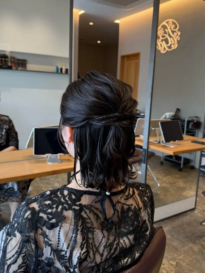 ヘアアレンジ ヘアセット rio ୨୧のヘアスタイル