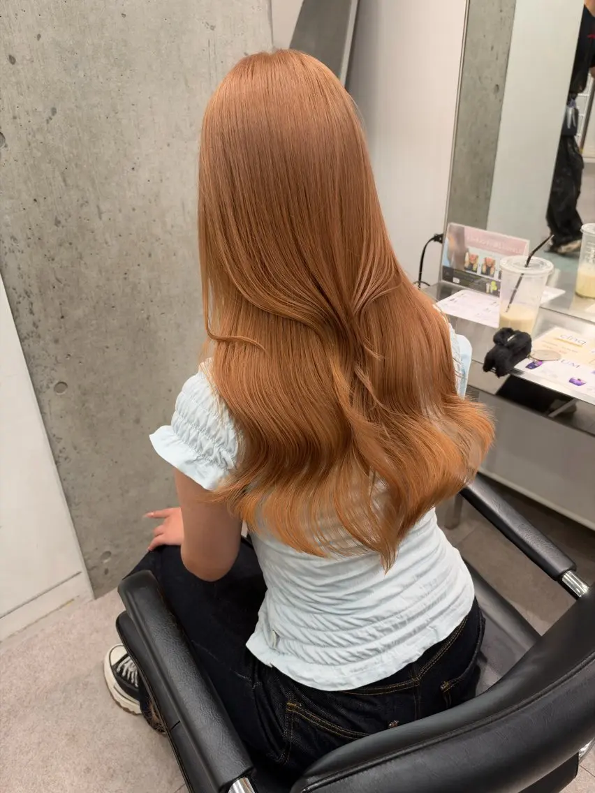 ロング 艶々ハイトーン🫧/ かのんのヘアスタイル