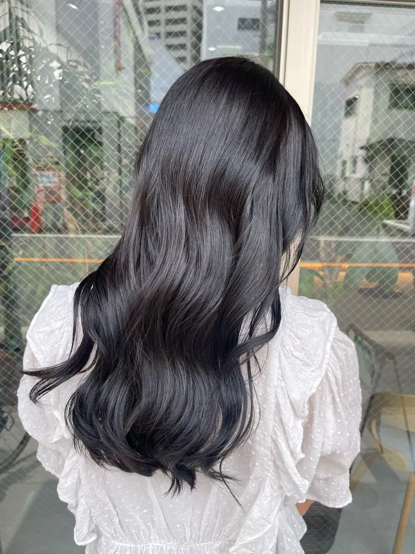 ロング カラー ブルーカラー ネイビーカラー 🩵ボブ/レイヤー /髪質改善🩵のヘアスタイル