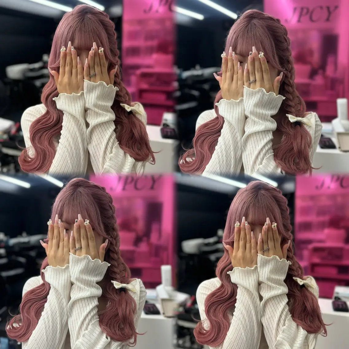 ロング ヘアアレンジ ヘアセット JPCY MIRIYAのヘアスタイル