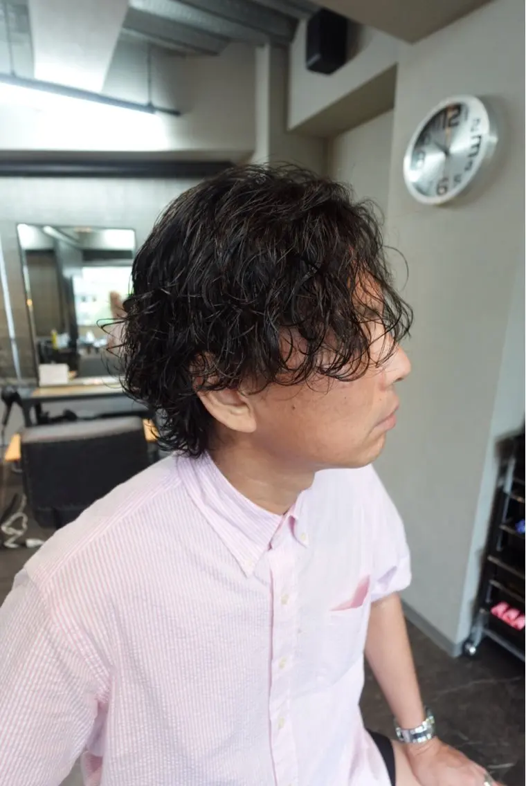 パーマ メンズ メンズパーマ専門店 【店長】⚜️イチカワのヘアスタイル