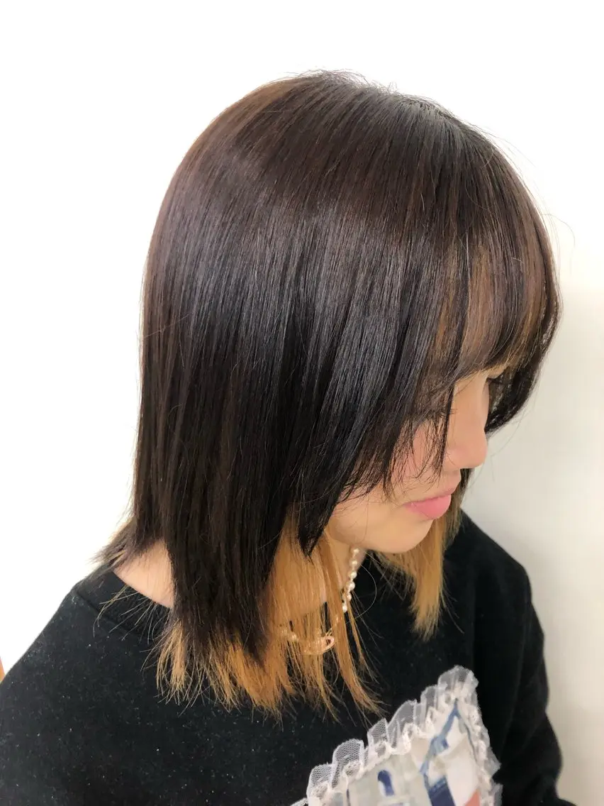 カラー ブリーチ ブロンド デザインカラー 📍奈良/ 佐藤有哉のヘアスタイル
