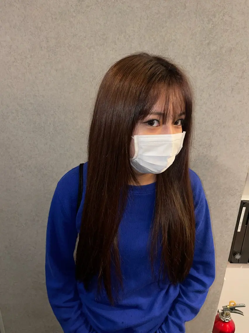 ロング カラー ブラウンカラー ナチュラルブラウン カット ヘアカラー トリートメント EARTH菊名店👾 ひらのすぐるのヘアスタイル
