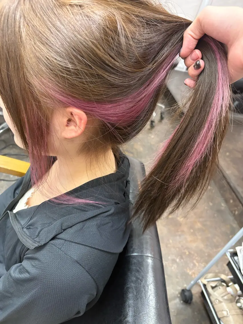 ロング カラー サカウエ 透明感カラー🫧のヘアスタイル