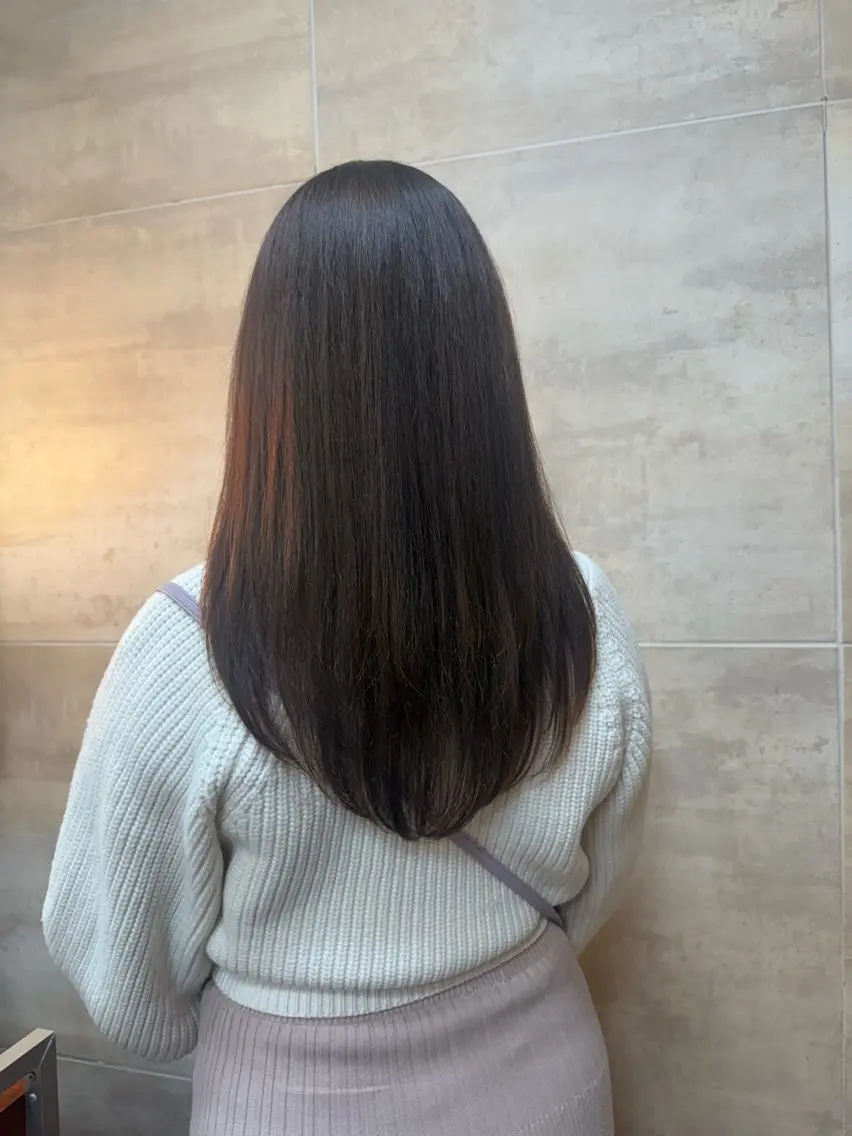 ロング ハイレイヤー レイヤーカット ロング 予約停止 予約不可のヘアスタイル