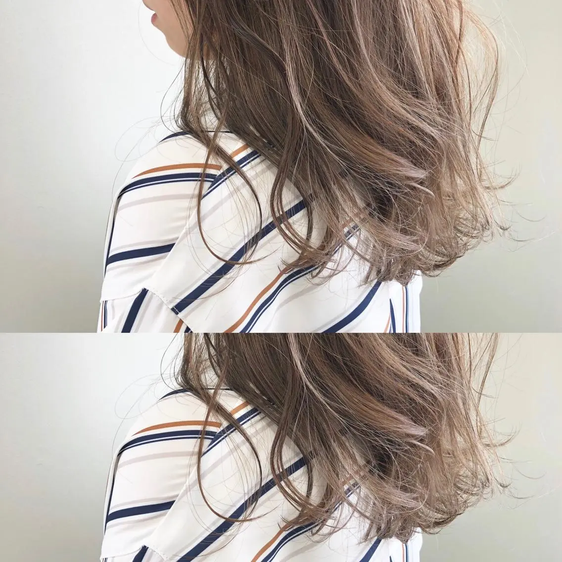 セミロング アッシュ 小澤大輔 YOLO hairのヘアスタイル