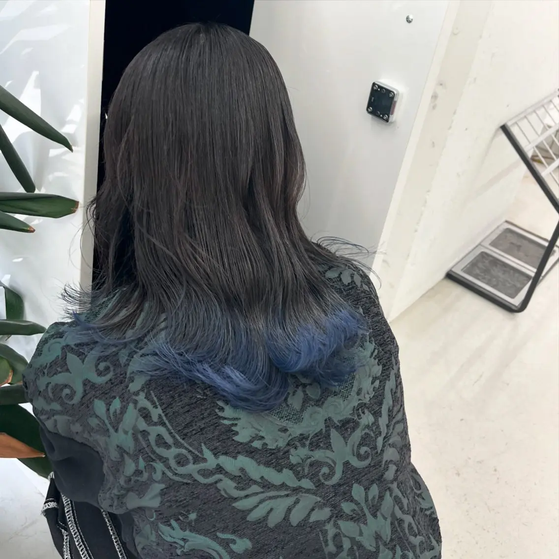 🩶最近流行裾カラー🤍カット+裾カラー+全体カラー🩶¥13,750の写真