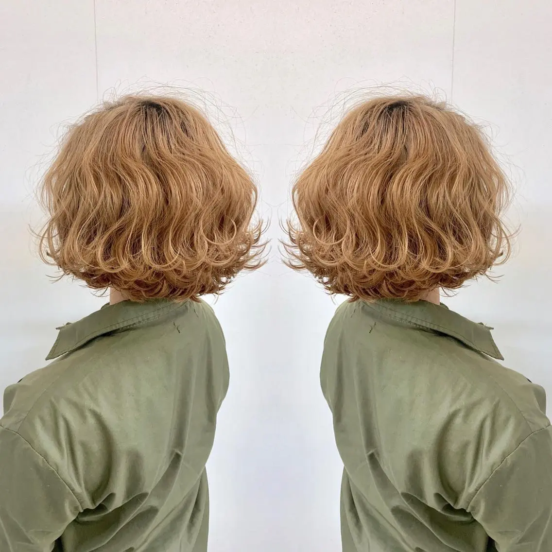 ミディアム 穐田 司樹のヘアスタイル