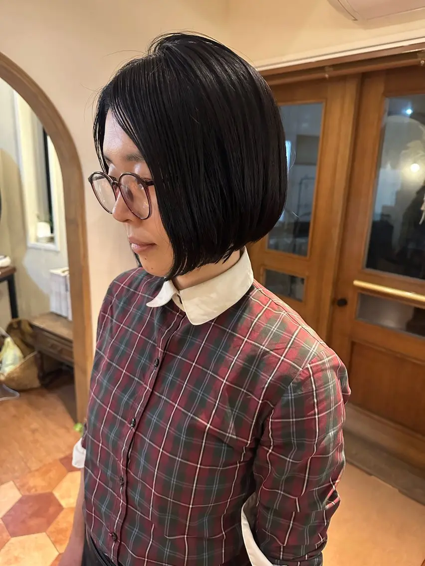 ショート かつやま めいのヘアスタイル