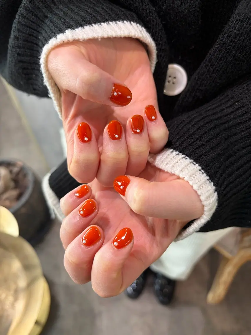 ネイル ハンドネイル 透明感カラー🫧🎀 まりなのマツエク・マツパデザイン