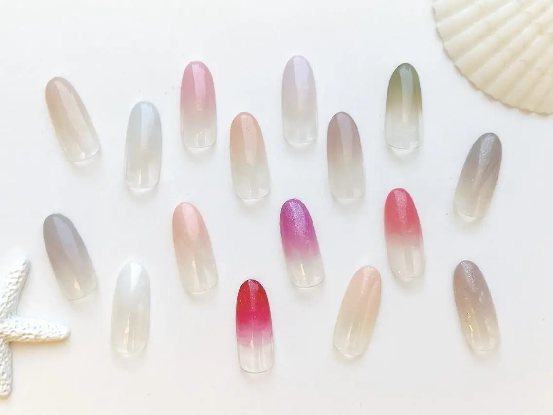 ネイル ハンドネイル ハルミ Lupion ❤️のネイルデザイン