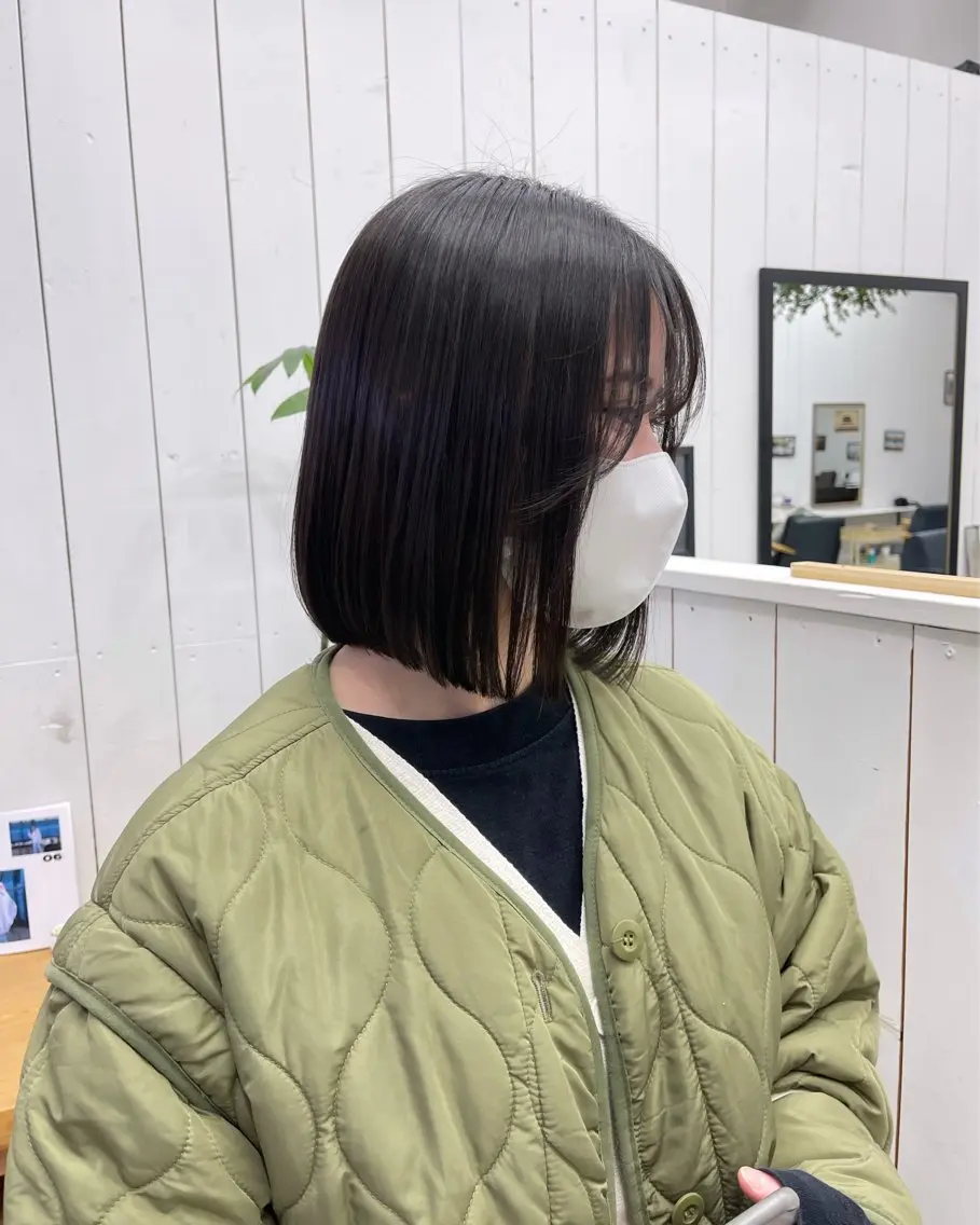 ミディアム カット 縮毛矯正 📍葛西りんたろう/ ENVのヘアスタイル