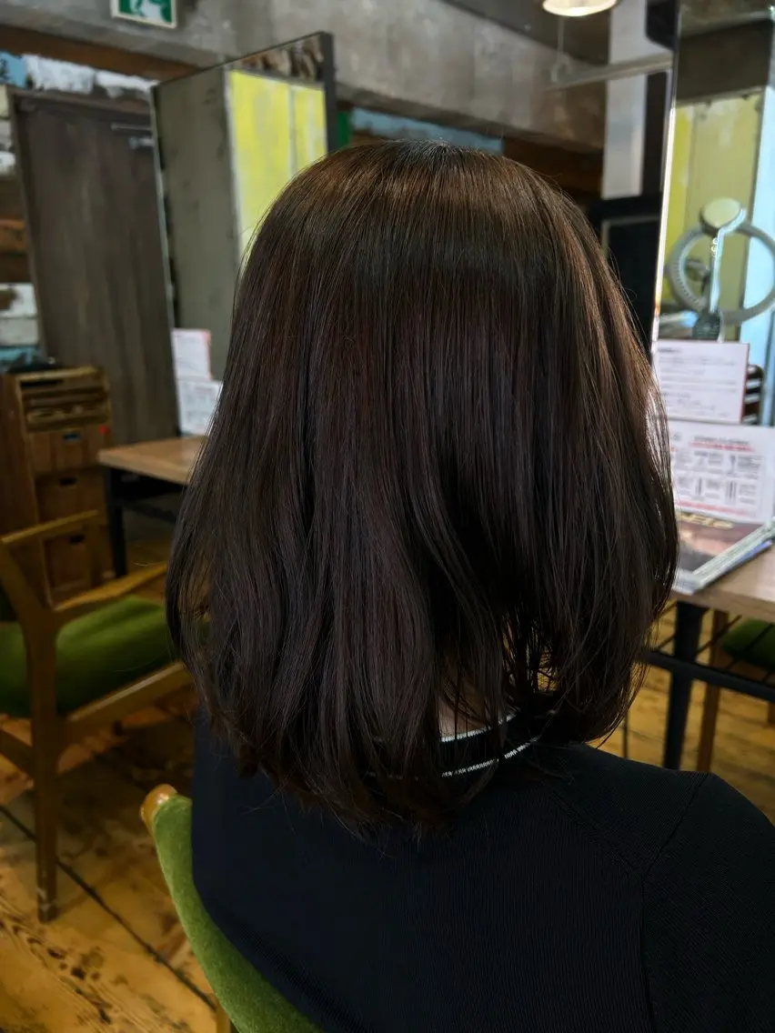 ミディアム カット ヘアカラー 三浦義久/仙台/ レイヤーカットのヘアスタイル