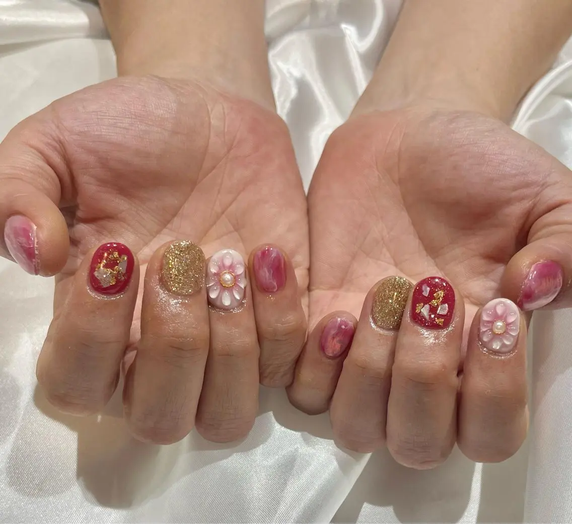 ネイル ハンドネイル 髙橋 優菜のネイルデザイン