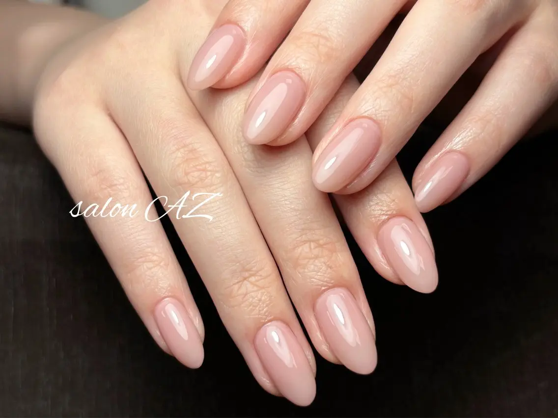 ネイル アートネイル 長さ出し フットネイル フレンチネイル ジェルネイル ハンドネイル salon AZのネイルデザイン